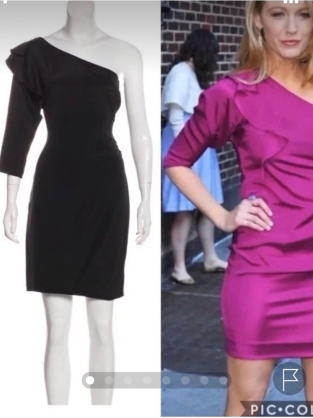 DVF Diane Von Furstenberg Cobb One Shoulder Silk Stretch Dress med
Never worn